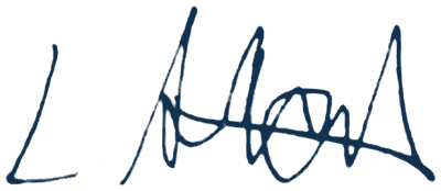 Unterschrift von Lukas Hecht